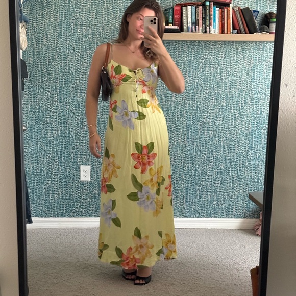 Anthropologie Maeve Printed Slip Dress size Medium - Picture 4 of 5